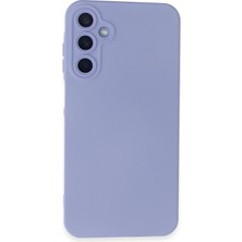 Samsung Galaxy A25 5g Kılıf Nano Içi Kadife Silikon - LILA-(5796) - F696K558-U10696