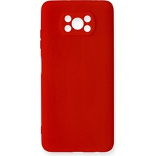 Xiaomi Pocophone X3 Kılıf Nano Içi Kadife Silikon - KIRMIZI-(5796) - F035K672-U95035