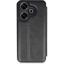 Xiaomi Redmi 13 4g Kılıf Flip Cover - SIYAH-(5796) - F475K475-U80475