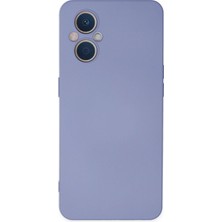 Oppo Reno 7 Lite Kılıf Nano Içi Kadife Silikon - LILA-(5796) - F896K967-U12896