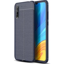 Huawei P Smart S Kılıf Auto Focus Kapak - LACIVERT-(5796) - F125K389-U87125