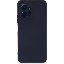 Xiaomi Redmi Note 12 4g Kılıf Nano Içi Kadife Silikon - LACIVERT-(5796) - F677K680-U93677