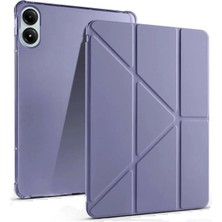 Xiaomi Redmi Pad Pro 12.1 Kılıf Kalemlikli Mars Tablet Kılıfı - LILA-(5796) - F896K843-U87896