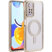 Xiaomi Redmi Note 12 Pro 4g Joke Simli Magneticsafe Kılıf - GOLD-(5796) - F859K674-U88859