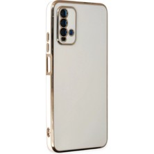 Xiaomi Redmi 9t Kılıf Volet Silikon - BEYAZ-(5796) - F535K236-U95535