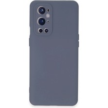 One Plus 9 Pro Kılıf Nano Içi Kadife Silikon - GRI-(5796) - F676K041-U75676