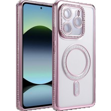 Xiaomi Redmi Note 14 4g Joke Simli Magneticsafe Kılıf - PEMBE-(5796) - F383K208-U30383