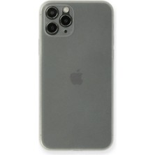 iPhone 11 Pro Max Kılıf Pp Ultra Ince Kapak - BEYAZ-(5796) - F079K368-U97079