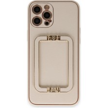 iPhone 12 Pro Kılıf Coco Elit Kapak - GOLD-(5796) - F219K228-U73219