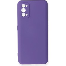 Realme 7 Pro Kılıf Nano Içi Kadife Silikon - MOR-(5796) - F819K563-U00819