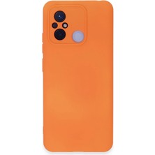 Xiaomi Redmi 12C Kılıf Nano Içi Kadife Silikon - TURUNCU-(5796) - F829K987-U01829