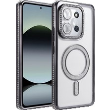 Xiaomi Redmi 15C 4g Joke Simli Magneticsafe Kılıf - SIYAH-(5796) - F580K091-U68580