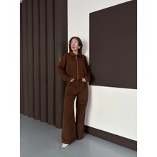 Judge Trenç Takım Alt Üst Kahve Ons