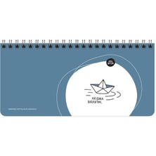 Misda Store Color Hisli Şeyler 13X27 Spiralli Stickerlı Planner