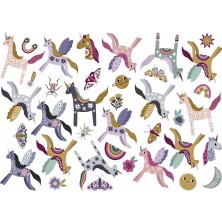 Auzou Toys Çocuklar İçin Geçici Dövme - Unicorn