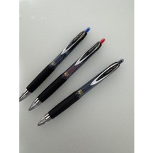 Uni-Ball Roller Kalem Signo 207 Jel Bilye Uç Mekanik 0.5 mm 3 Renk (Siyah, Mavi, Kırmızı)