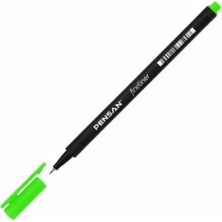 Pensan Fineliner Keçeli Kalem 0.4 mm Açık Yeşil (10 Adet)