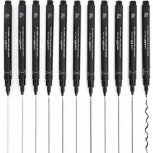 Uni-Ball Uni Ball Pin 0,1 Teknik Çizim Kalemi Siyah (1 Adet)
