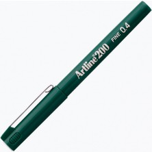 Artline 200 Fineliner Yazı ve Çizim Kalemi 0,4mm Koyu Yeşil
