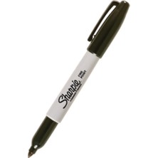 Sharpie Fıne Permanent Siyah Markör Kalem 1 Adet Kalıcı Renkli Yazım İçin Kullanım