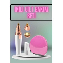 MiraLive Kulak Burun ve Yüz Epilasyon Aleti ve Yüz Masaj Aleti Ikili Cilt Bakım Seti