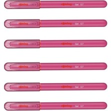 Rotring Jel Mürekkepli Tükenmez Kalem Pembe 6'lı