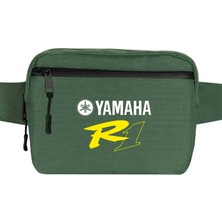 Zepplin Giyim Yamha R1 Bel Çantası Fermuarlı Yeşil Renk