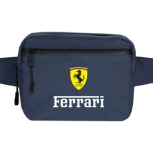 Zepplin Giyim Ferari In Italy Bel Çantası Fermuarlı Lacivert Renk