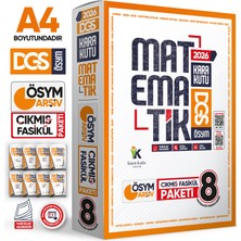 Karakutu Yayınları İnformal Yayınları 2026 DGS MATEMATİK Kara Kutu 8li Fasikül SETİ ÖSYM Çıkmış Soru Bankası Çözümlü Modüler PAKET