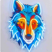 Kamer Neon LED Işıklı Pop Art Sanatsal Tablo