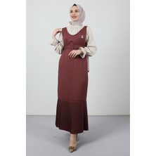 Giza Store Pileli Kemerli Jile Gül Kurusu