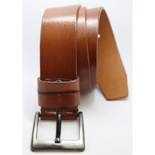 Baw Company Erkek  Taba  Rengi Hakiki Gerçek Kot Kemer