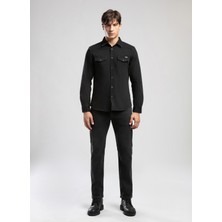 Lee Cooper Slim Fit Siyah Erkek Denim Gömlek 261 Lcm 141001 Worner 2 Denım