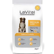 Lavital Somonlu Orta Irk Yetişkin Köpek Maması 1,5kg Kolay Sindirim ve Omega 6 Desteği