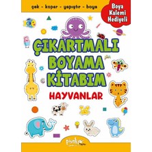 Nerm Çıkartmalı Boyama Hayvanlar