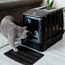 Retro Art Comanchero Kapalı Kedi Tuvaleti – Karbon Filtreli, Büyük Boy