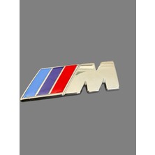 Universal M Metal Arka Bagaj Yazısı 4,5cm Siyah