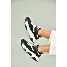 Fox Shoes V312613509 Siyah/beyaz Spor Ayakkabı Sneakers