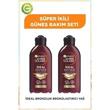 Garnier Ambre Solaire Yoğun Bronzlaştırıcı Yağ Gkf2 200ML 2'li Set