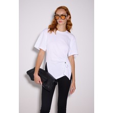 Babokah Drapeli Asimetrik Tshirt