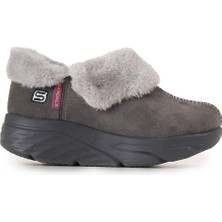 Sandal Spor Kadın Süet Kürklü Ortopedik Ayakkabı SS001-0378 Füme