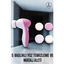 MiraLive Taşınabilir Yüz Temizleme Cihazı Masaj, Peeling, Temizlik 5 Başlıklı