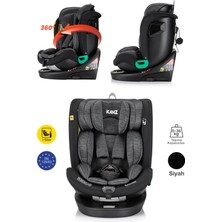 Kanz Cosmos I-SIZE(0-36KG) 360 Dönebilen Oto Koltuğu Siyah