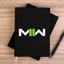 Zepplin Giyim Call Of Duty Modern Warfare Iı Logo Siyah Kanvas Defter Çizgisiz