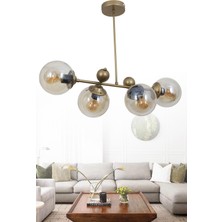 Taşcan Aydınlatma Tuana 4 Lü Eskitme Avize Bal Camlı Yatak Odası Mutfak Salon Hol Koridor Avize