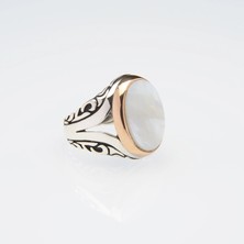 Silvalli 732 Sedef Gümüş Yüzük