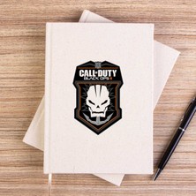 Zepplin Giyim Call Of Black Ops Skull Çizgisiz Kanvas Defter Çizgisiz