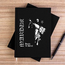 Zepplin Giyim Marduk Souls For Belial Siyah Kanvas Defter Çizgisiz