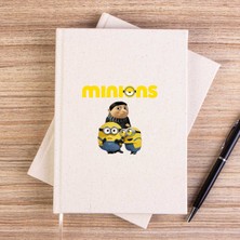 Zepplin Giyim Minions Team Çizgisiz Kanvas Defter Çizgisiz