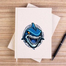 Zepplin Giyim Blue Shark Çizgisiz Kanvas Defter Çizgisiz